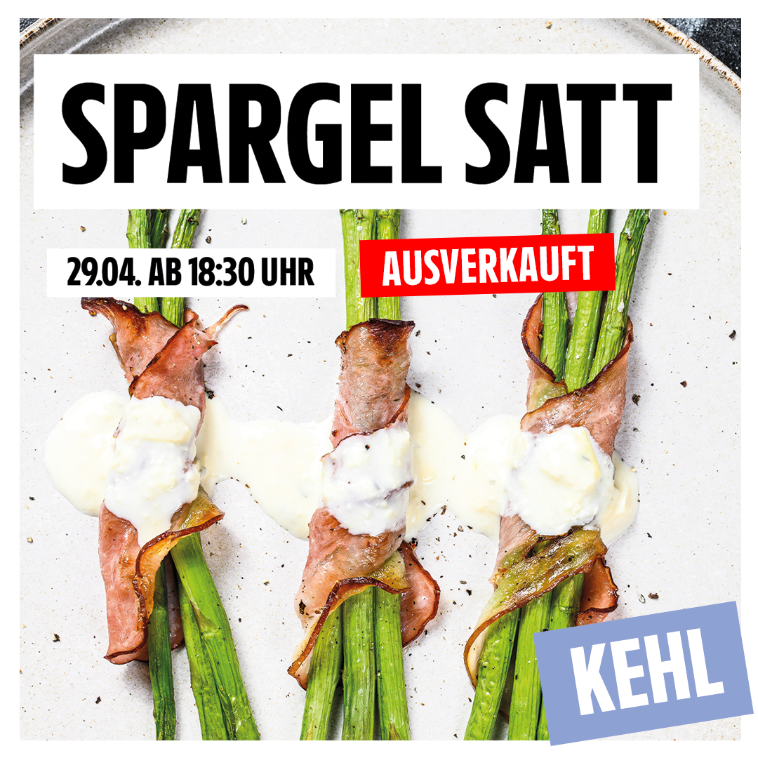 Ausverkauft Spargel Satt