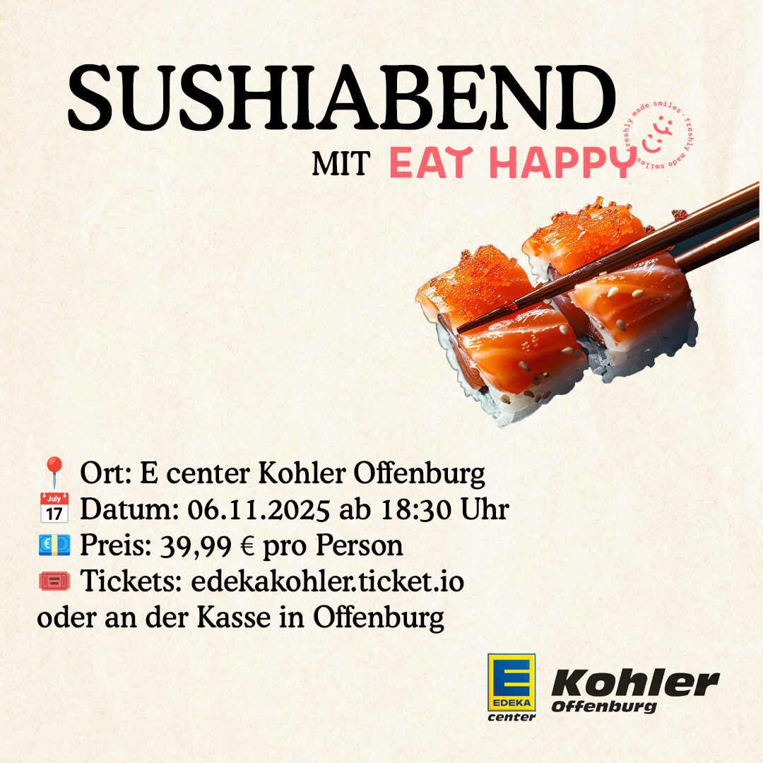 Sushiabend E center Offenburg Sushiabend E center Offenburg